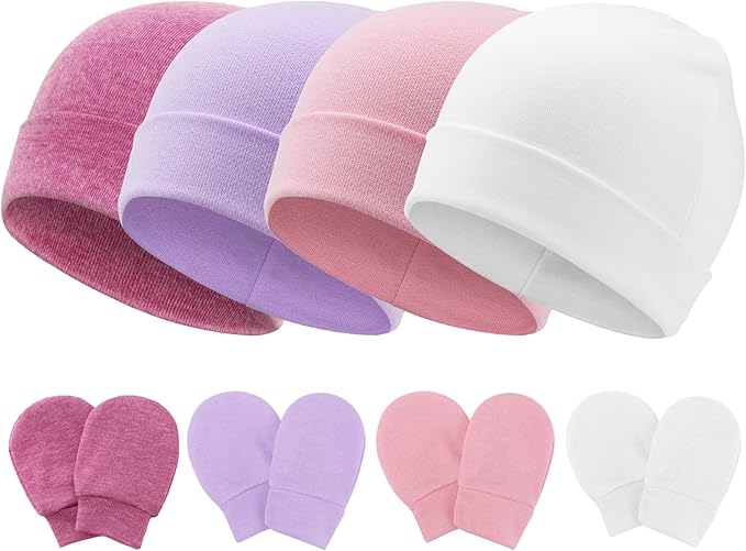 Bonnets de Naissance et Moufles