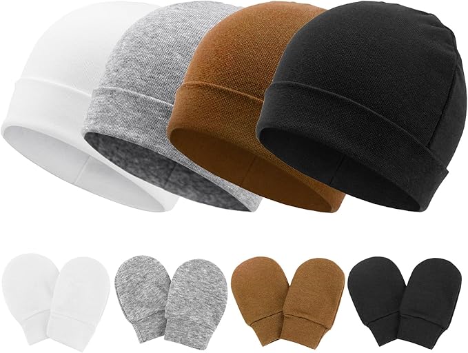 Bonnets de Naissance et Moufles