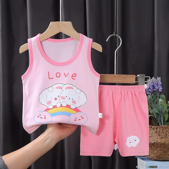 4 Ensembles de Pyjamas Bébé Fille