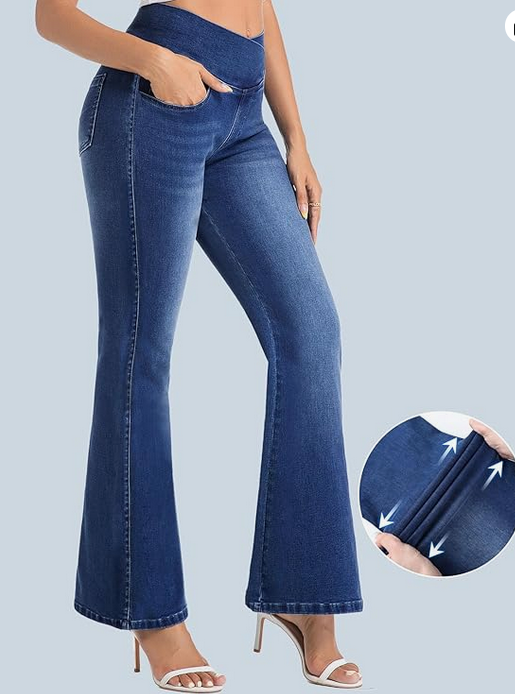 Jeans Femme Bootcut Élastique