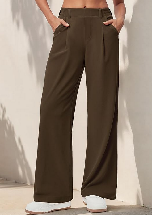 Pantalon à jambe large pour femme