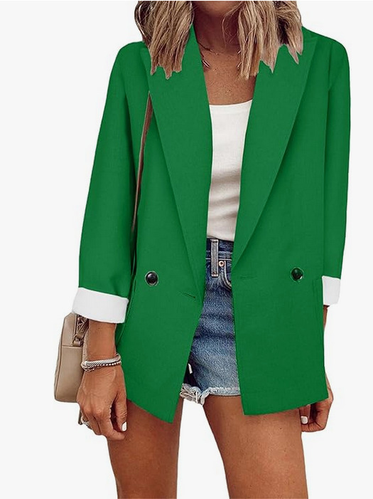 Blazer Business Cardigan Manches Longues