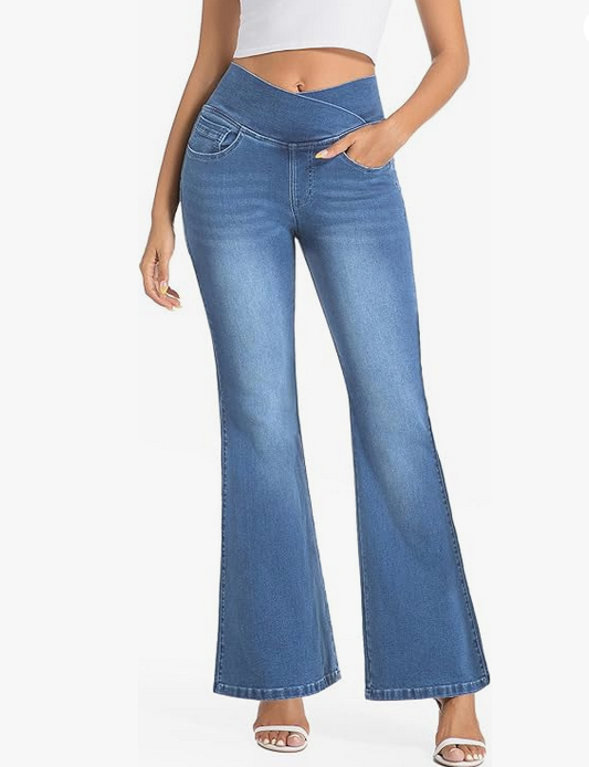 Jeans Femme Bootcut Élastique
