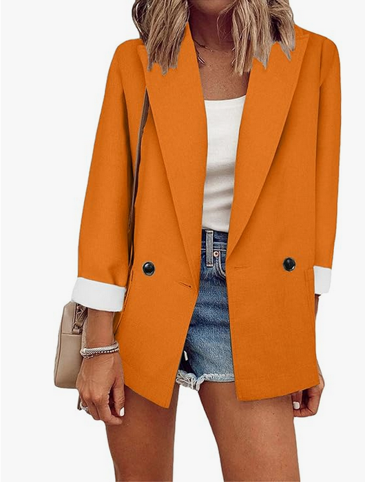 Blazer Business Cardigan Manches Longues