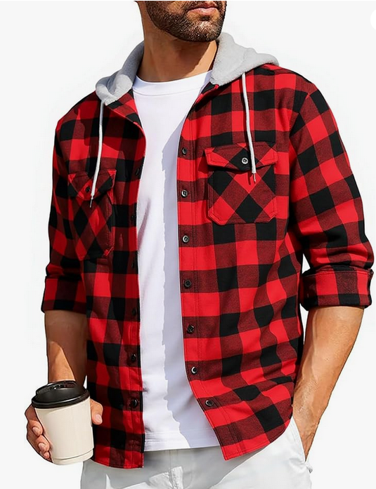 Chemise Homme à Carreaux Flanelle